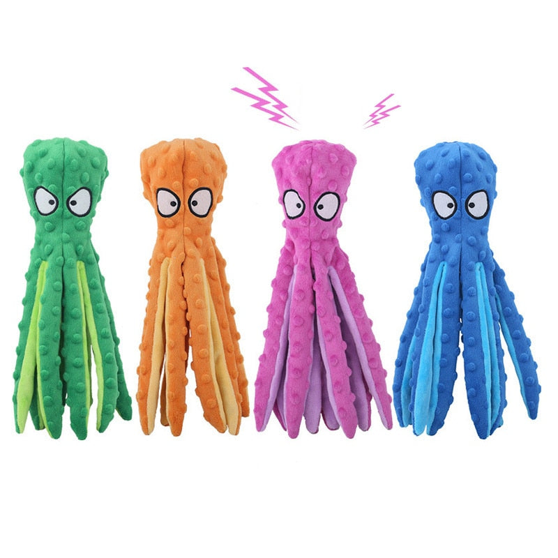 Interactive Octopus Squeak Toy for Fun and Learning