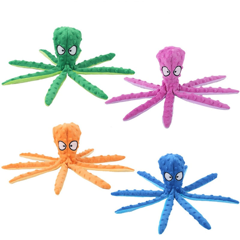 Interactive Octopus Squeak Toy for Fun and Learning