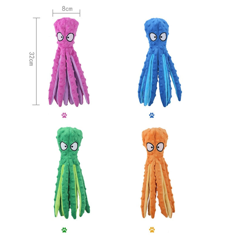 Interactive Octopus Squeak Toy for Fun and Learning