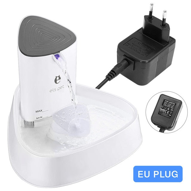 1.8L Cat Water Fountain Quiet Automatic Pet Water Dispenser For Cats Dogs Birds Electric Drinking Bowl Activated Carbon Filter