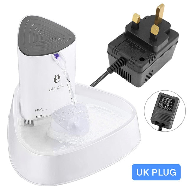 1.8L Cat Water Fountain Quiet Automatic Pet Water Dispenser For Cats Dogs Birds Electric Drinking Bowl Activated Carbon Filter