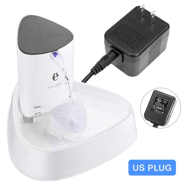 1.8L Cat Water Fountain Quiet Automatic Pet Water Dispenser For Cats Dogs Birds Electric Drinking Bowl Activated Carbon Filter