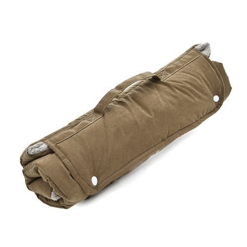 Pet Dog Beds For Dog Foldable Dog Cat Mats Soft Portable Pet Cushion Convenience Carry Puppy Big Bed Warm Thick Travel Essential