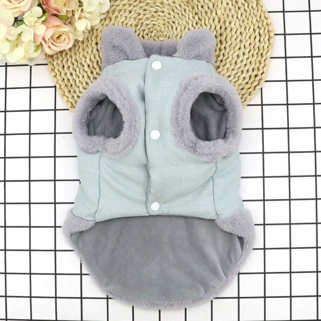 Winter Dog Pet Coat Warm Dog Cat Clothes Vest Jacket for Small Dogs Windproof Pet Puppy Clothing for Chihuahua Yorkie