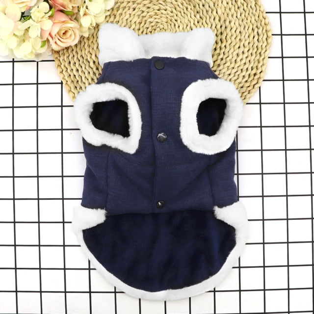 Winter Dog Pet Coat Warm Dog Cat Clothes Vest Jacket for Small Dogs Windproof Pet Puppy Clothing for Chihuahua Yorkie