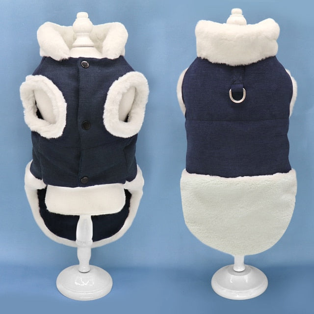 Warm Dog Clothes French Bulldog Clothing Soft Pet Jacket Fleece Cat Puppy Coat Outfit for Small Medium Chihuahua Yorkshire