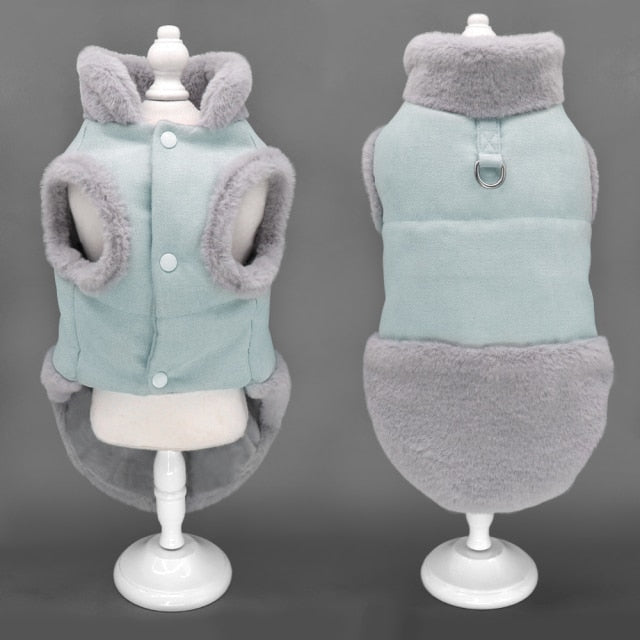 Warm Dog Clothes French Bulldog Clothing Soft Pet Jacket Fleece Cat Puppy Coat Outfit for Small Medium Chihuahua Yorkshire