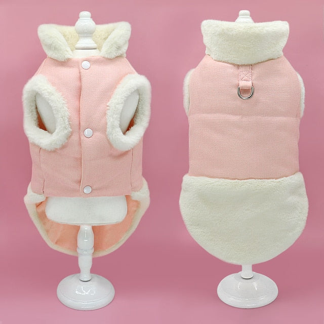 Warm Dog Clothes French Bulldog Clothing Soft Pet Jacket Fleece Cat Puppy Coat Outfit for Small Medium Chihuahua Yorkshire