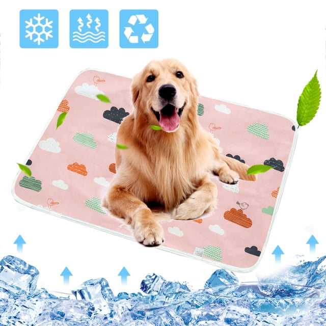 Dog Pet Diaper Mat Urine Absorbent Environment Protect Diaper Mat Waterproof Reusable Training Pad Dog Car Seat Cover Dog bed