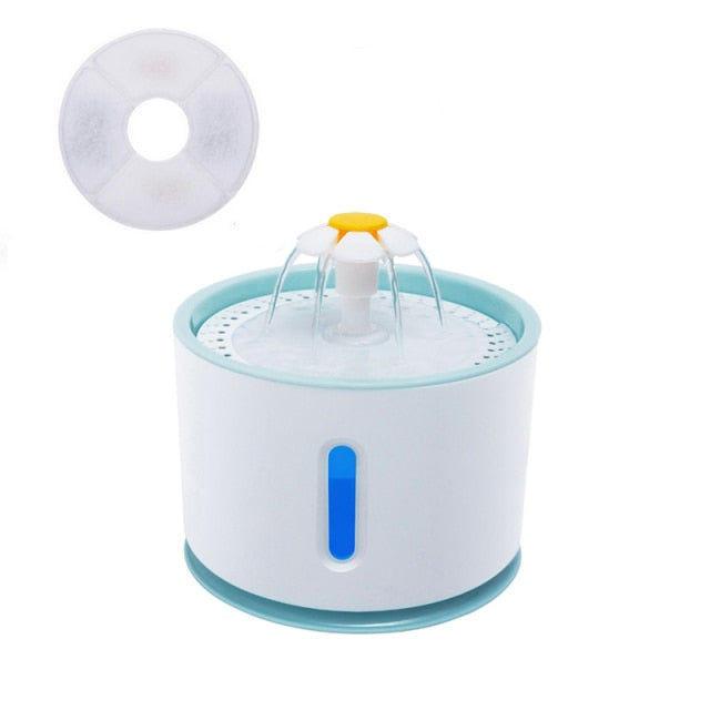 Automatic Pet Cat Water Fountain Dispenser USB LED 2.4L Ultra Quiet Dog Drinking Bowl Drinker Feeder Bowl Pet Drinking Feeder