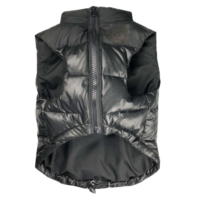 The Dog Face Pet Dog Clothes Luxurious Thick White Down Jacket Warm Autumn Winter Small and Medium French Bulldog Chihuahua Vest