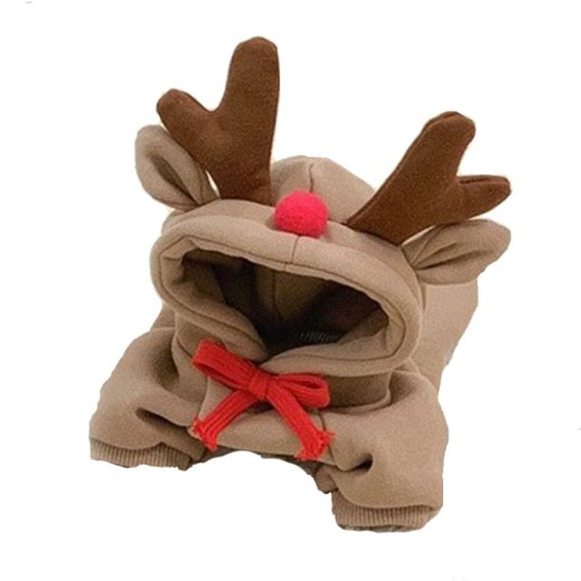 Warm Dog Winter Clothes Cute Fruit Dog Coat Hoodies Fleece Pet Dogs Costume Jacket for French Bulldog Chihuahua Ropa Para Perro