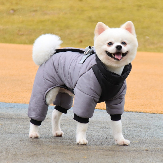 Winter Pet Dog Clothes Waterproof Warm Puppy Jacket Thicken Jumpsuit For Small Large Dog Coat Chihuahua French Bulldog Clothing