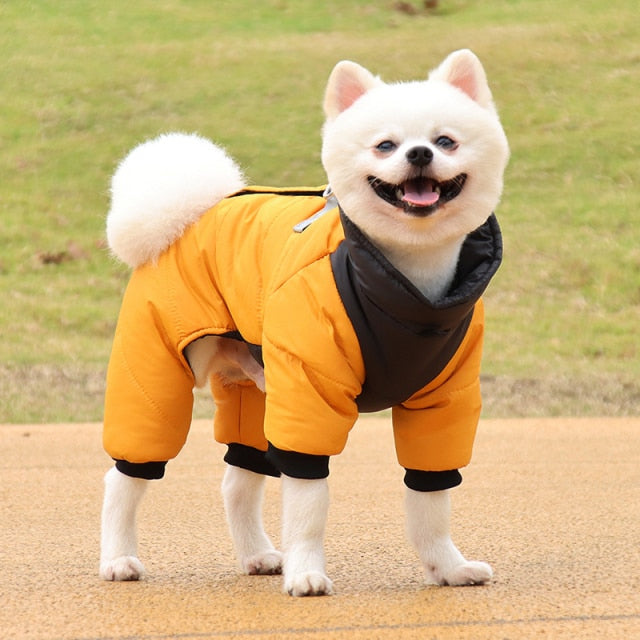 Winter Pet Dog Clothes Waterproof Warm Puppy Jacket Thicken Jumpsuit For Small Large Dog Coat Chihuahua French Bulldog Clothing