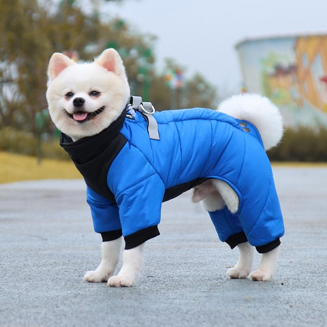 Winter Pet Dog Clothes Waterproof Warm Puppy Jacket Thicken Jumpsuit For Small Large Dog Coat Chihuahua French Bulldog Clothing