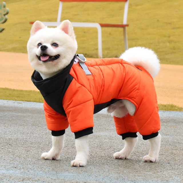 Winter Pet Dog Clothes Waterproof Warm Puppy Jacket Thicken Jumpsuit For Small Large Dog Coat Chihuahua French Bulldog Clothing