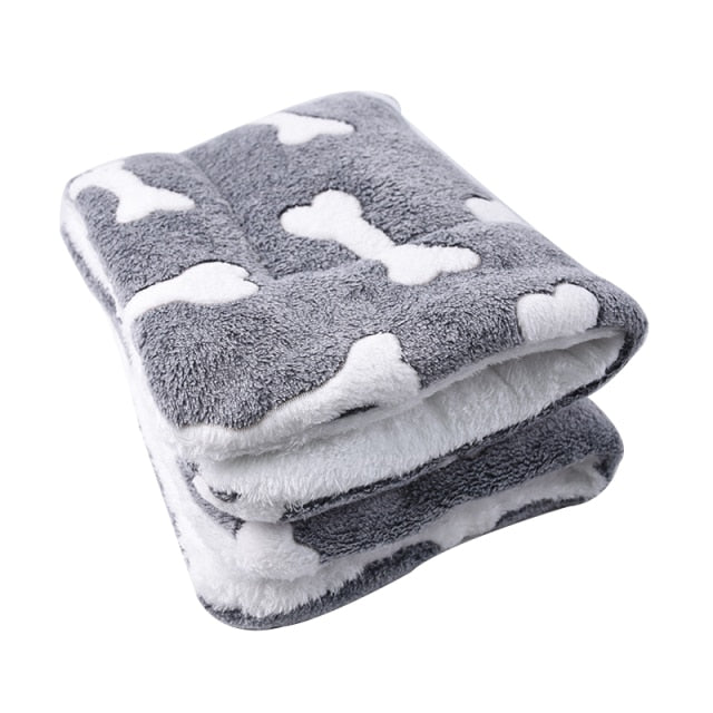Plush Dog Cat Mat Soft Blanket Dog Pet Blanket Bed Accessories Pet Supplies Keep Warm In Winter Soft Pet Soft Blanket