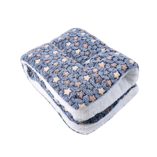 Plush Dog Cat Mat Soft Blanket Dog Pet Blanket Bed Accessories Pet Supplies Keep Warm In Winter Soft Pet Soft Blanket