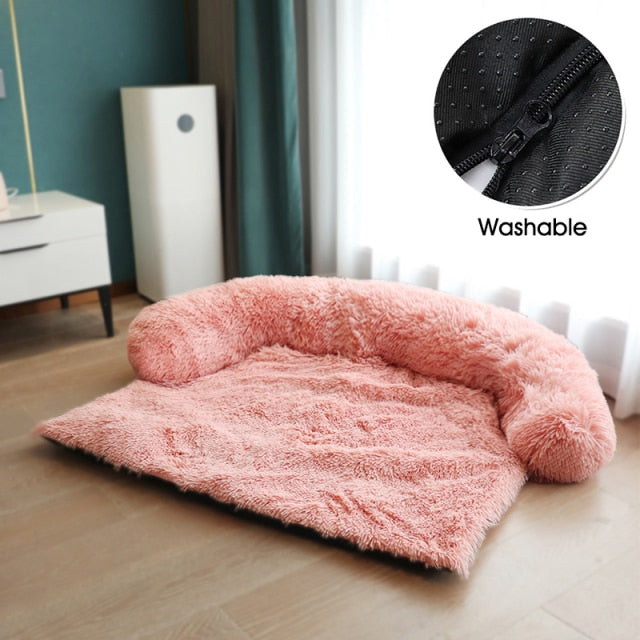 Pet Sofa Dog Bed Washable Cat Bed Puppy Blanket Warm Cat's House Kennel Mat Couches Floor Furniture Protector Dog Accessories
