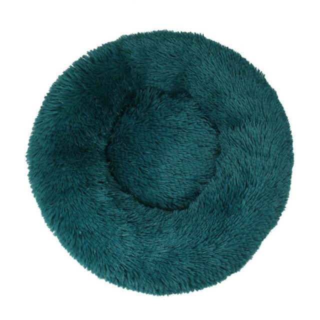 Super Soft Cat Bed Round Fluffy Dog Sleeping Basket Long Plush Warm Pet Mat Cute Lightweight Comfortable Touch Kennel Large Dog