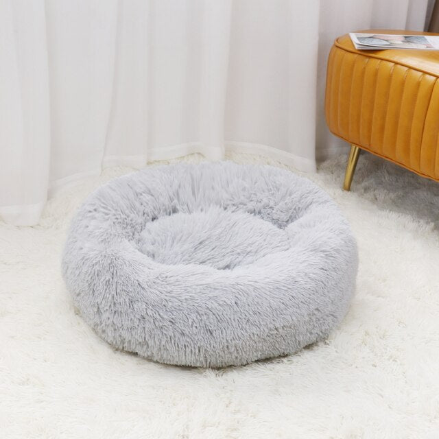 The New Warmth Dog Mat Super Soft Pet Bed Round Long Hair Fall Winter Nest Mat Cat And Dog Mat Small And Medium Mat Portable Pet