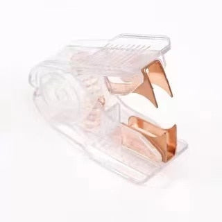 Cute Rose Gold Colorful Stapler Staple Remover Staples Tools Creative Transparent Stapler Stationery Office School Supply