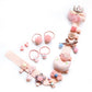 18pcs/set Hairpins For Dogs Pink Black Boy Girl Party Wedding Luxury Pet Grooming Hair Clip Accessories Cat Chihuahua Yorkies