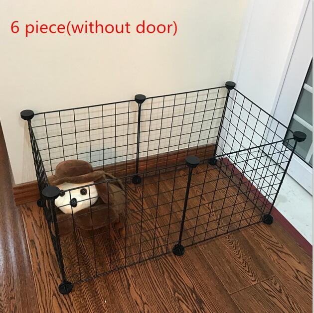 Small Animal Cage Foldable Pet Dogs Playpen Crate Fence Puppy Kennel House Exercise Training Cage Puppy Kitten Space Dog Supplie