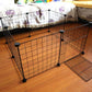 Small Animal Cage Foldable Pet Dogs Playpen Crate Fence Puppy Kennel House Exercise Training Cage Puppy Kitten Space Dog Supplie