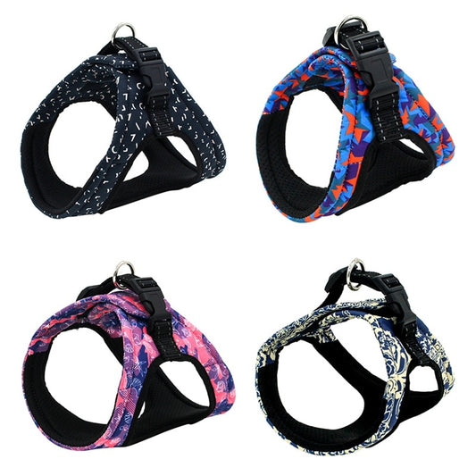 Dog Cat Harness Pet Adjustable Vest Pet Walking Vest Soft Front Puppy Comfort Harness Easy Control Pets Accessories