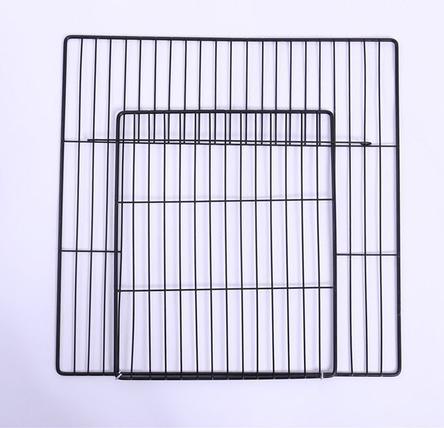 Foldable Pet Playpen Crate  Iron Fence Puppy Kennel House Exercise Training Puppy Kitten Space Dog Gate Supplies For Rabbit