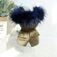 Warm Winter Dog Clothes Luxury Fur Dog Coat Hoodies for Small Medium Dog Windproof Pet Clothing Fleece Lined Puppy Jacket