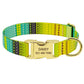 Fashion Custom Dog Collar Nylon Print Personalized Pet Collar Puppy Dog ID Collars Free Engraved ID for Small Medium Large Dogs