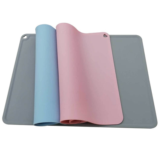 Quality Waterproof Non-slip Pet Mat for cat Color Silicone Pet Food Mat Pet Bowl Drinking Water Pad Dog Feeding Mat Easy Clean