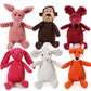 Corduroy Dog Toys for Small Large Dogs Animal Shape Plush Pet Puppy Squeaky Chew Bite Resistant Toy Pets Accessories Supplies