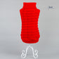 Classic Solid Puppy Dog Sweater Winter Warm Clothing for Small Dogs Costume Chihuahua Coat Knitting Crochet Cloth Jersey