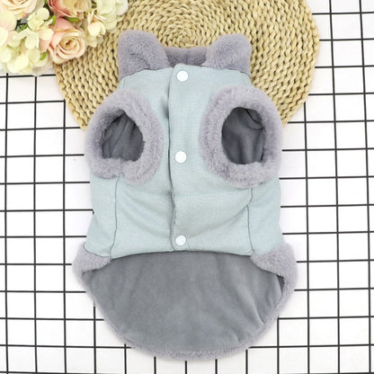 Winter Dog Pet Coat Warm Dog Cat Clothes Vest Jacket for Small Dogs Windproof Pet Puppy Clothing for Chihuahua Yorkie