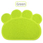 Mosodo Pet Cat Litter Mat Paw Print Feeding Bowl Placemat Cat Bed Pads Non-slip Waterproof Litter Trapper Mats Cat Accessories