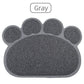 Mosodo Pet Cat Litter Mat Paw Print Feeding Bowl Placemat Cat Bed Pads Non-slip Waterproof Litter Trapper Mats Cat Accessories
