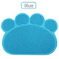 Mosodo Pet Cat Litter Mat Paw Print Feeding Bowl Placemat Cat Bed Pads Non-slip Waterproof Litter Trapper Mats Cat Accessories