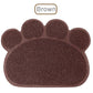 Mosodo Pet Cat Litter Mat Paw Print Feeding Bowl Placemat Cat Bed Pads Non-slip Waterproof Litter Trapper Mats Cat Accessories
