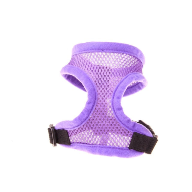 Dog Harness Vest Adjustable Soft Breathable Dog Harness Nylon Mesh Vest Harness for Dogs Puppy Collar Cat Pet Dog Chest Strap