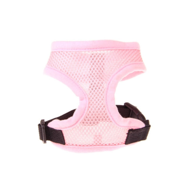 Dog Harness Vest Adjustable Soft Breathable Dog Harness Nylon Mesh Vest Harness for Dogs Puppy Collar Cat Pet Dog Chest Strap