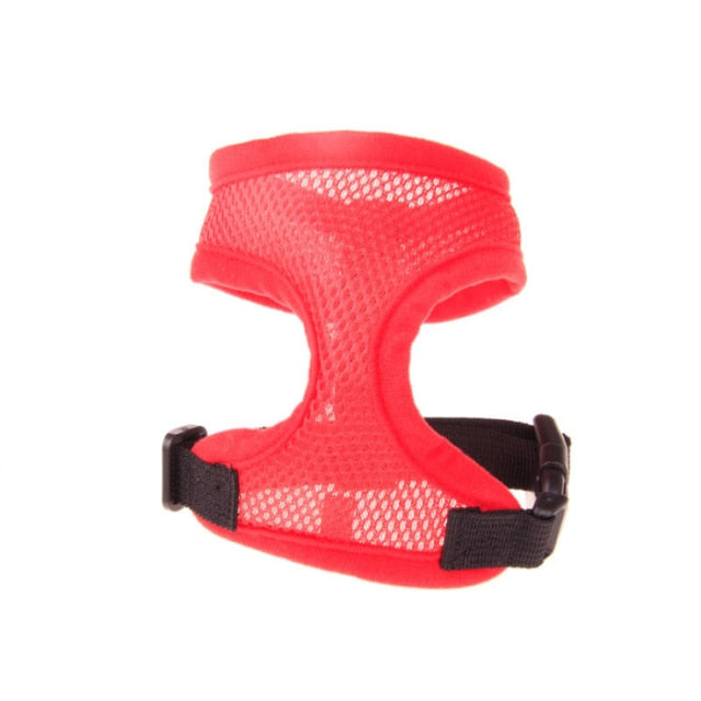 Dog Harness Vest Adjustable Soft Breathable Dog Harness Nylon Mesh Vest Harness for Dogs Puppy Collar Cat Pet Dog Chest Strap