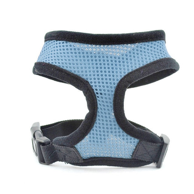 Dog Harness Vest Adjustable Soft Breathable Dog Harness Nylon Mesh Vest Harness for Dogs Puppy Collar Cat Pet Dog Chest Strap