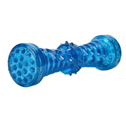 TPR Large Dog Bone Rubber Pet Toy Sound Strong Bite-Resistant Pets Teethbrush Toys Train Teeth Clean Chewing Perros Accessories