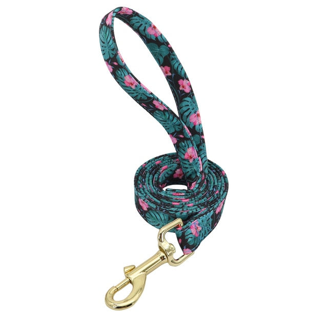 Dog Accessories Pet Puppy Cat Collar Custom Nylon Printed Dog Nameplate Collar Personalized Engraved ID Tag Collars Small Dogs
