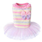 Summer Dog Dress Wedding Dress Skirt Bowknot Lace Sequins Pet Dog Clothes for Small Medium Dogs Sweet Mesh Pet Cat Short Skirts
