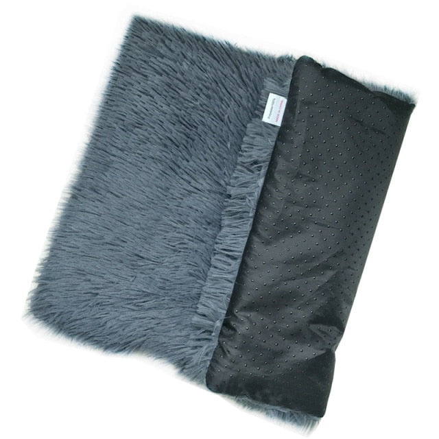 Winter Dog Bed Mat Soft Washable Fleece Pet Cushion House Warm Puppy Cat Sleeping Bed Blanket for Small Large Dogs Cats Mat