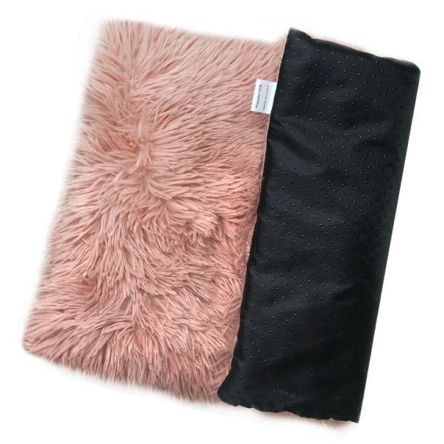 Winter Dog Bed Mat Soft Washable Fleece Pet Cushion House Warm Puppy Cat Sleeping Bed Blanket for Small Large Dogs Cats Mat